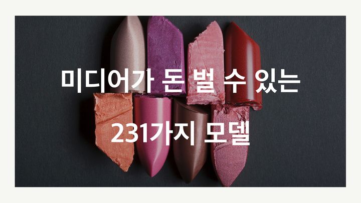 [대신정리] 미디어가 돈을 벌 수 있는 231가지 모델